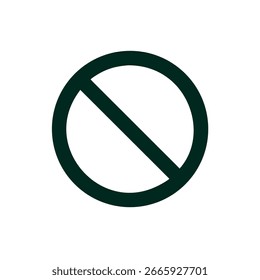 no-entry icon vector illustration style