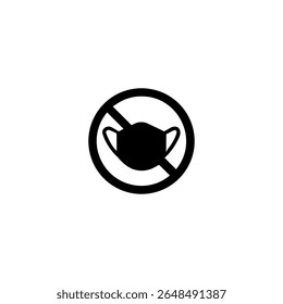 Vetor sem máscara sem entrada. Vetor.icon simples