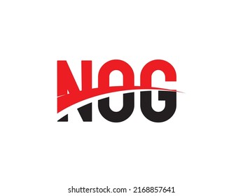 NOG Letter Initial Logo Design Vector Illustration