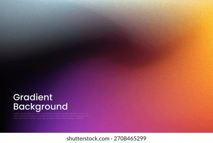 Fondo abstracto del ruido. Textura vibrante con color dinámico y efecto de desenfoque suave para un diseño moderno, un proyecto creativo o arte digital. Efecto granulado de Antiguas Video. Ilustración vectorial.