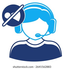 Noise Canceling Headphones icon represented by Noise Canceling Headphones Dualtone style.
