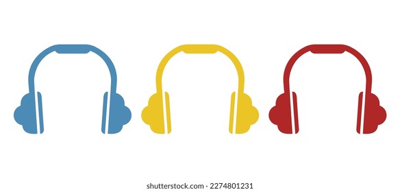 noise canceling headphones icon, vector illustration