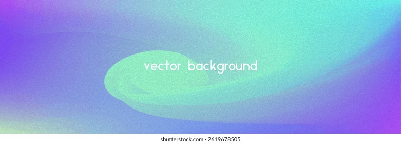 Noise Gradient Background. Abstract Grainy Bg In Pink, Purple And Blue Colors. Iridescent Hologram. Pearlescent Holographic Texture With Rainbow Foil. Chrome Backdrop With Pearl Fluid Effect