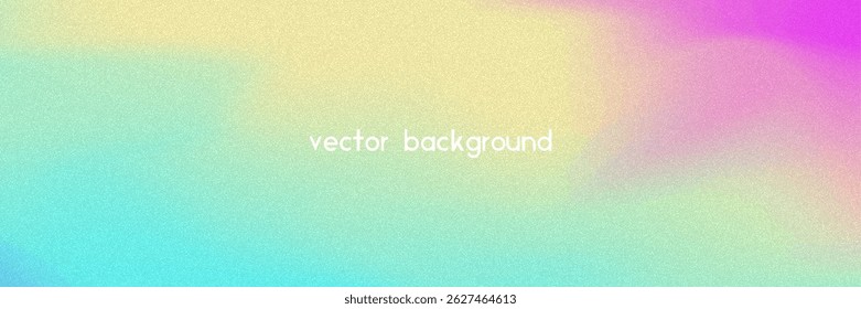 Fondo de gradiente de ruido. Abstractas Bolso Granulado En Colores Rosa, Púrpura Y Azul. Holograma irisado. Textura Holográfica Perlescente Con Lámina De Arco Iris. Efecto de quemadura de plástico con transición de neón