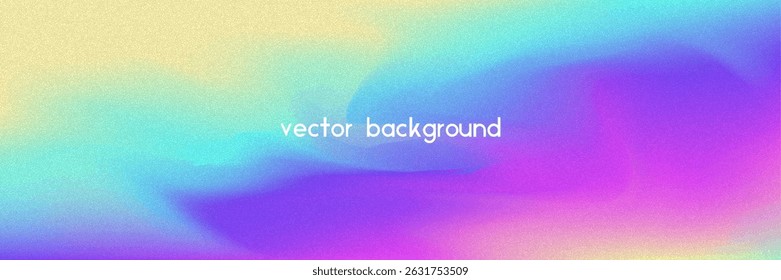 Fondo de gradiente de ruido. Abstractas Bolso Granulado En Colores Rosa, Púrpura Y Azul. Holograma irisado. Textura Holográfica Perlescente Con Lámina De Arco Iris. Papel de Antiguas con mezcla de salpicaduras de acuarela