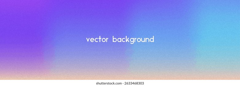 Noise Gradient Background. Abstract Grainy Bg In Pink, Purple And Blue Colors. Iridescent Hologram. Pearlescent Holographic Texture With Rainbow Foil. Liquid Paint Wave With Elegant Shine