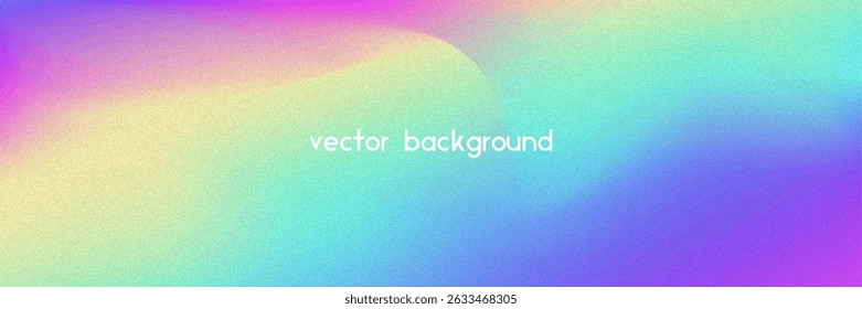 Fondo de gradiente de ruido. Abstractas Bolso Granulado En Colores Rosa, Púrpura Y Azul. Holograma irisado. Textura Holográfica Perlescente Con Lámina De Arco Iris. Salpicadura de malla dinámica con la nube de la acuarela
