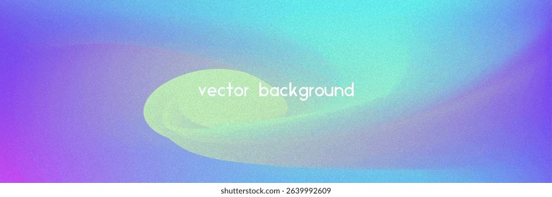 Noise Gradient Background. Abstract Grainy Bg In Pink, Purple And Blue Colors. Iridescent Hologram. Pearlescent Holographic Texture With Rainbow Foil. Watercolour Splash In Pearl Mesh Style