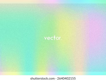 Noise Gradient Background. Abstract Grainy Bg In Pink, Purple And Blue Colors. Iridescent Hologram. Pearlescent Holographic Texture With Rainbow Foil. Summer Wall With Watercolor Dust Effect