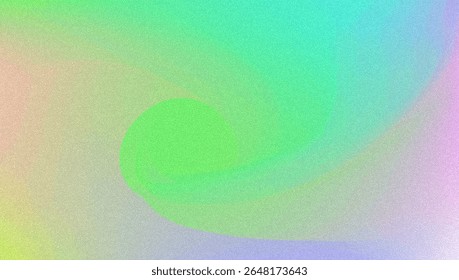 Fundo de gradiente de ruído. Abstrato Bg Granulado Nas Cores Rosa, Roxa E Azul. Holograma Iridescente. Textura Holográfica Pearlescente Com Folha De Arco-Íris. Tampa De Cromo Suave Com Néon Vibrante