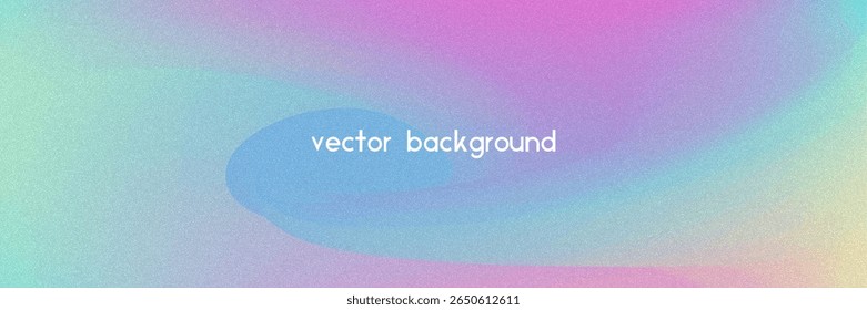 Fondo de gradiente de ruido. Abstractas Bolso Granulado En Colores Rosa, Púrpura Y Azul. Holograma irisado. Textura Holográfica Perlescente Con Lámina De Arco Iris. Filtrar de onda suave en el telón de fondo del Vector 3d
