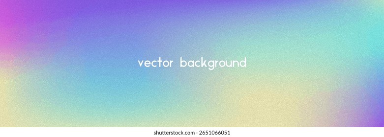 Fondo de gradiente de ruido. Abstractas Bolso Granulado En Colores Rosa, Púrpura Y Azul. Holograma irisado. Textura Holográfica Perlescente Con Lámina De Arco Iris. Pantalla Cromada Ligera Con Efecto Resplandor De Lente