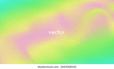 Fundo de gradiente de ruído. Abstrato Bg Granulado Nas Cores Rosa, Roxa E Azul. Holograma Iridescente. Textura Holográfica Pearlescente Com Folha De Arco-Íris. Tela De Malha Dinâmica Com Nuvem De Aquarela