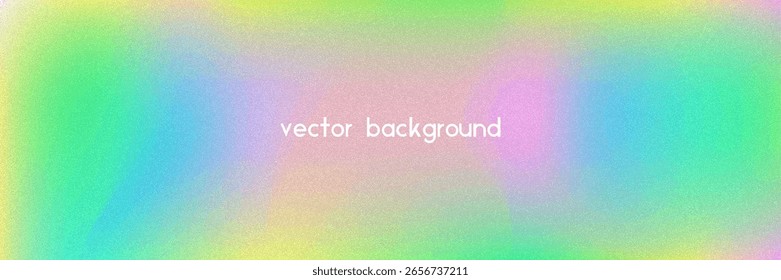 Fondo de gradiente de ruido. Abstractas Bolso Granulado En Colores Rosa, Púrpura Y Azul. Holograma irisado. Textura Holográfica Perlescente Con Lámina De Arco Iris. Fondo de pantalla 3D futurista con la quemadura de la lente