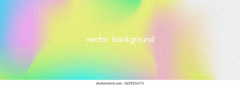 Fondo de gradiente de ruido. Abstractas Bolso Granulado En Colores Rosa, Púrpura Y Azul. Holograma irisado. Textura Holográfica Perlescente Con Lámina De Arco Iris. Pared de verano con efecto de polvo de acuarela