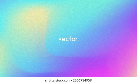 Fondo de gradiente de ruido. Abstractas Bolso Granulado En Colores Rosa, Púrpura Y Azul. Holograma irisado. Textura Holográfica Perlescente Con Lámina De Arco Iris. Pared moderna de la foto con el chapoteo suave