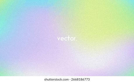 Fondo de gradiente de ruido. Abstractas Bolso Granulado En Colores Rosa, Púrpura Y Azul. Holograma irisado. Textura Holográfica Perlescente Con Lámina De Arco Iris. Resplandor de plata estético en papel de malla