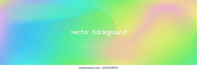 Fondo de gradiente de ruido. Abstractas Bolso Granulado En Colores Rosa, Púrpura Y Azul. Holograma irisado. Textura Holográfica Perlescente Con Lámina De Arco Iris. Pared de verano con efecto de polvo de acuarela