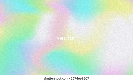 Fondo de gradiente de ruido. Abstractas Bolso Granulado En Colores Rosa, Púrpura Y Azul. Holograma irisado. Textura Holográfica Perlescente Con Lámina De Arco Iris. Salpicadura de malla dinámica con la nube de la acuarela