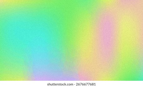 Fondo de gradiente de ruido. Abstractas Bolso Granulado En Colores Rosa, Púrpura Y Azul. Holograma irisado. Textura Holográfica Perlescente Con Lámina De Arco Iris. Cubierta lisa del cromo con el neón vibrante