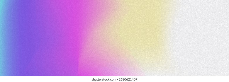 Fondo de gradiente de ruido. Abstractas Bolso Granulado En Colores Rosa, Púrpura Y Azul. Holograma irisado. Textura Holográfica Perlescente Con Lámina De Arco Iris. Onda de pintura estética con flujo de plástico