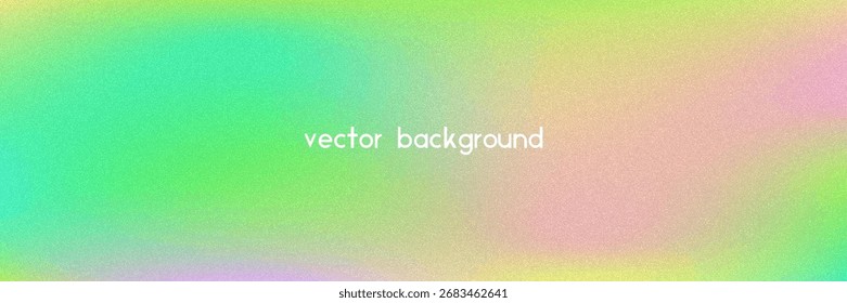 Fundo de gradiente de ruído. Abstrato Bg Granulado Nas Cores Rosa, Roxa E Azul. Holograma Iridescente. Textura Holográfica Pearlescente Com Folha De Arco-Íris. Onda De Pintura Líquida Com Brilho Elegante