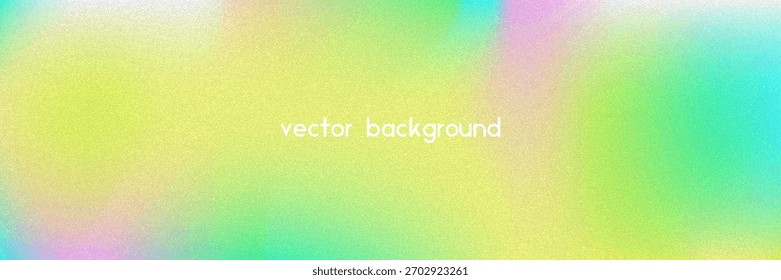 Noise Gradient Background. Abstract Grainy Bg In Pink, Purple And Blue Colors. Iridescent Hologram. Pearlescent Holographic Texture With Rainbow Foil. Subtle Ink Transition And Smooth Flare