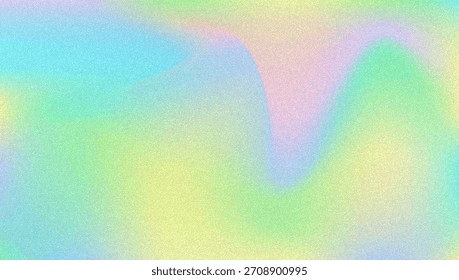 Fondo de gradiente de ruido. Abstractas Bolso Granulado En Colores Rosa, Púrpura Y Azul. Holograma irisado. Textura Holográfica Perlescente Con Lámina De Arco Iris. Luz Fluorescente En Mezcla De Papel Suave