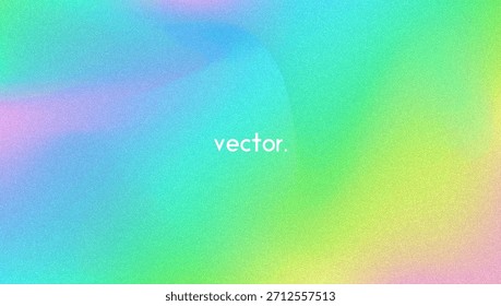Fondo de gradiente de ruido. Abstractas Bolso Granulado En Colores Rosa, Púrpura Y Azul. Holograma irisado. Textura Holográfica Perlescente Con Lámina De Arco Iris. Fondo de pantalla 3D futurista con la quemadura de la lente