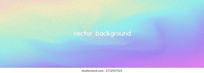 Fondo de gradiente de ruido. Abstractas Bolso Granulado En Colores Rosa, Púrpura Y Azul. Holograma irisado. Textura Holográfica Perlescente Con Lámina De Arco Iris. Fondo cromado con efecto de fluidos de perlas