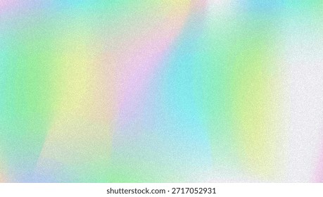 Fondo de gradiente de ruido. Abstractas Bolso Granulado En Colores Rosa, Púrpura Y Azul. Holograma irisado. Textura Holográfica Perlescente Con Lámina De Arco Iris. Luz Fluorescente En Mezcla De Papel Suave