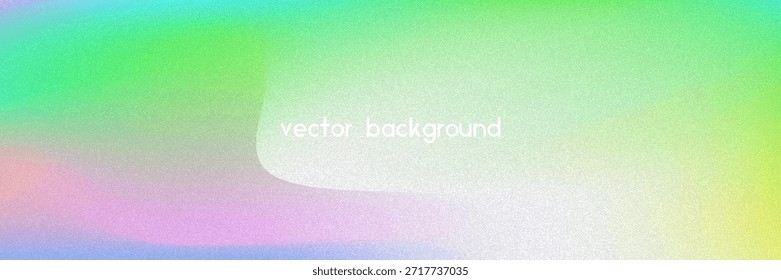 Fondo de gradiente de ruido. Abstractas Bolso Granulado En Colores Rosa, Púrpura Y Azul. Holograma irisado. Textura Holográfica Perlescente Con Lámina De Arco Iris. Gradación Suave En Tinta Fluorescente