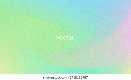 Fondo de gradiente de ruido. Abstractas Bolso Granulado En Colores Rosa, Púrpura Y Azul. Holograma irisado. Textura Holográfica Perlescente Con Lámina De Arco Iris. Cubierta lisa del cromo con el neón vibrante