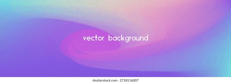 Fondo de gradiente de ruido. Abstractas Bolso Granulado En Colores Rosa, Púrpura Y Azul. Holograma irisado. Textura Holográfica Perlescente Con Lámina De Arco Iris. Pantalla Cromada Ligera Con Efecto Resplandor De Lente