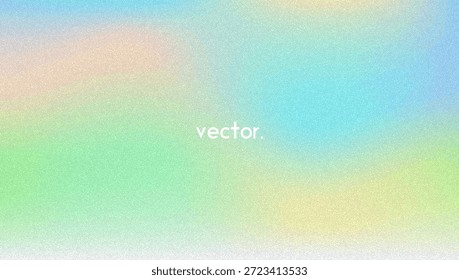 Fondo de gradiente de ruido. Abstractas Bolso Granulado En Colores Rosa, Púrpura Y Azul. Holograma irisado. Textura Holográfica Perlescente Con Lámina De Arco Iris. Onda de pintura líquida con brillo elegante