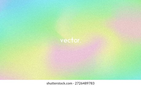 Fondo de gradiente de ruido. Abstractas Bolso Granulado En Colores Rosa, Púrpura Y Azul. Holograma irisado. Textura Holográfica Perlescente Con Lámina De Arco Iris. Pantalla Cromada Ligera Con Efecto Resplandor De Lente