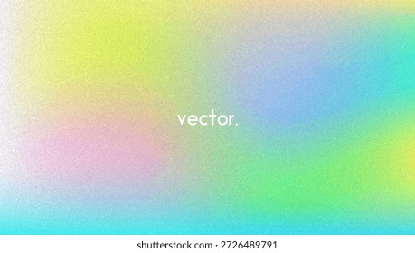 Fundo de gradiente de ruído. Abstrato Bg Granulado Nas Cores Rosa, Roxa E Azul. Holograma Iridescente. Textura Holográfica Pearlescente Com Folha De Arco-Íris. Mancha De Aquarela Em Estilo De Malha Pérola