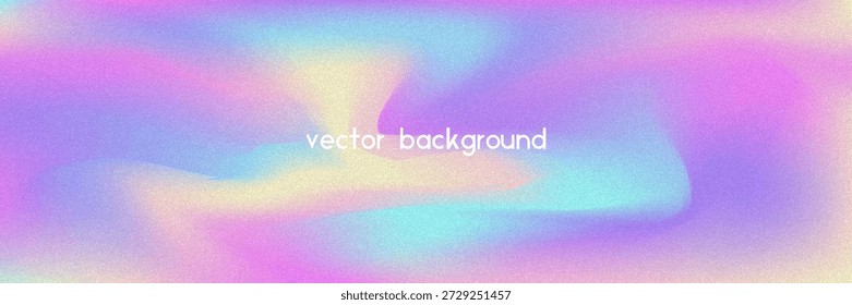 Fondo de gradiente de ruido. Abstractas Bolso Granulado En Colores Rosa, Púrpura Y Azul. Holograma irisado. Textura Holográfica Perlescente Con Lámina De Arco Iris. Luz Fluorescente En Mezcla De Papel Suave