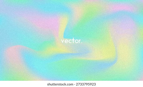 Fundo do Gradiente de Ruído. Abstrato Grainy Bg Nas Cores Rosa, Roxo E Azul. Holograma iridescente. Textura holográfica Pearlescent com folha do arco-íris. Foto de filme moderno com poeira fluorescente