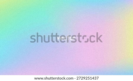 Noise Gradient Background. Abstract Grainy Bg In Pink, Purple And Blue Colors. Iridescent Hologram. Pearlescent Holographic Texture With Rainbow Foil. Watercolour Splash In Pearl Mesh Style