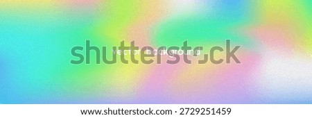 Noise Gradient Background. Abstract Grainy Bg In Pink, Purple And Blue Colors. Iridescent Hologram. Pearlescent Holographic Texture With Rainbow Foil. Dynamic Mesh Splash With Watercolor Cloud