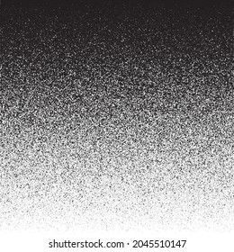 Farbverlauf-Halbton-Grunge-Textur, Vektorkornklepphintergrund