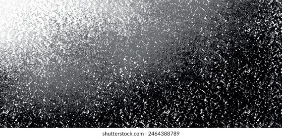 Textura grunge de semitono de degradado de ruido, fondo de punteado de grano
