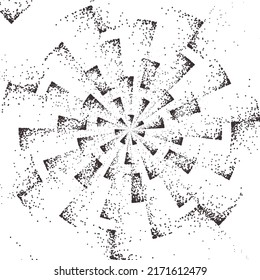 Noise gradient swirl algorithm implementation illustration