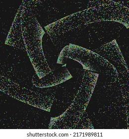 Noise gradient swirl algorithm implementation illustration