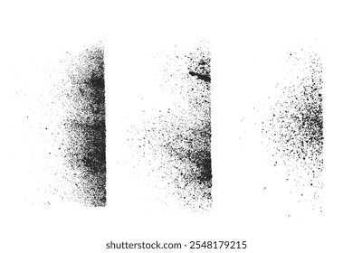 Fondo de grano de ruido, gradiente de puntos de puntillismo o patrón de trabajo de puntos, efecto punteado de Vector. Ruido de grano de semitono o textura granulosa o ruido de grano de trabajo de puntos