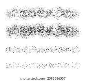 Noise grain background, pointillism dots gradient or dot work pattern, vector stipple effect. Grain noise halftone or grainy texture or dot work grain noise