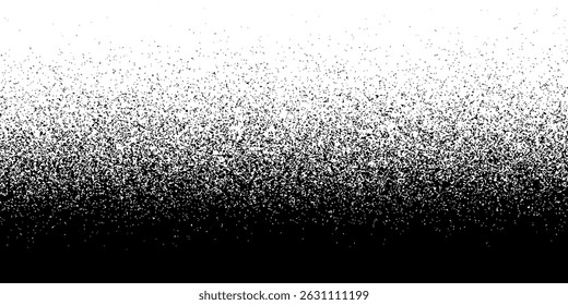 Noise grain background, pointillism dots gradient or dotwork pattern, vector stipple effect. Grain noise halftone or grainy texture or dotwork grain noise