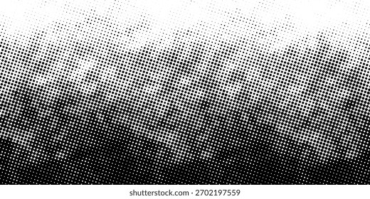 Noise grain background, pointillism dots gradient or dotwork pattern, vector stipple effect. Grain noise halftone or grainy texture or dotwork grain noise