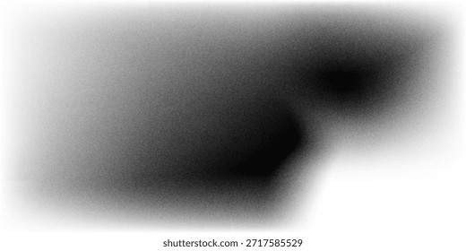 Fondo de grano de ruido, gradiente de puntos de puntillismo o patrón de puntos, efecto punteado de Vector. Ruido de grano de semitono o textura granulosa o ruido de grano de punto